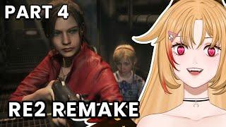 【Resident Evil 2 Remake | Playthrough Part 4】It is Claire waifu time!!【Rine Vartist】