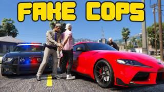 Fake Police Department Robs Civilians In GTA 5 RP