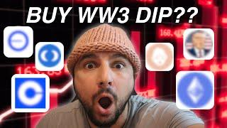 WW3 fears! 5 BEST COINS RIGHT NOW! Buy the Dip? Price Predictions