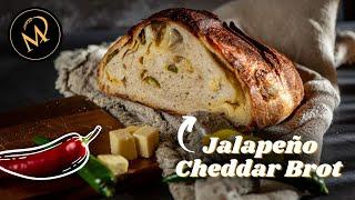 Jalapeño Cheddar Sauerteig Brot - Sauerteigbrot selber machen