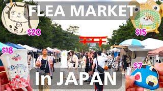 Kyoto's CRAFT FLEA MARKET in Japan, Handmade Souvenirs for Tourists  | Flohmarkt