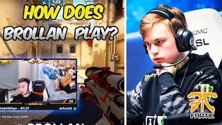 PRO PLAYERS REACTION TO BROLLAN PLAYS! BEST OF BROLLAN! CS:GO Twitch Moments