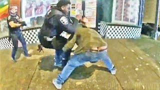 Assault Suspect Fights Seattle Officers During Arrest