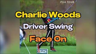 Charlie Woods - Driver Swing -  Face On - Detailed Sequence