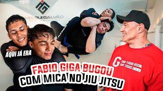 FABIO GIGA ACOMPANHOU A ROTINA DO CAMPEÃO MICA NO JIU JITSU