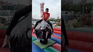 Bull Ride Game l Wah Bete Moj Kar Di l Trending  #shorts