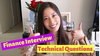 Finance Interview Technical Questions | 金融面试主要问题总结 EngSub