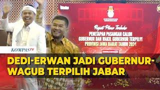 [FULL] Dedi Mulyadi & Erwan Setiawan Ditetapkan jadi Gubernur & Wakil Gubernur Terpilih Jawa Barat