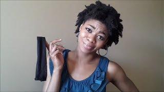 4C Natural Hair - Dry Braidout Attempt (Curl Enhancing Smoothie) - NaturalMe4C