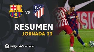 Resumen de FC Barcelona vs Atlético de Madrid (2-2)