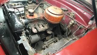 Engine running sound at high idle. 1954 Ford Customline 6 - Ford 223 I6