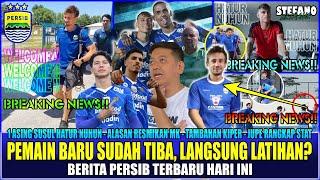 ASING BARU TIBA,LANGSUNG LATIHAN?!SB SUSUL HENGKANG,BOS PERSIB BUKA SUARA,KIPERBR?JUPE MASIH BINGUNG