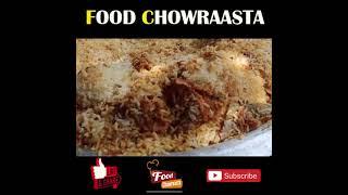 60 RS Unlimited Chicken Dum Biryani | Hyderabad Street Food | #Shorts | Food Chowraasta