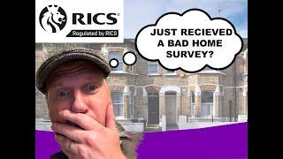 I've had a bad Property Home Survey Report, what should I do? A Surveyor gives their advice.