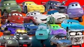 Looking For Disney Pixar Cars Lightning Mcqueen, Lizzie, Fillmore, Richard Clayton, Chick Hick