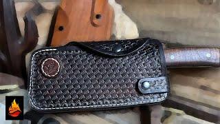 Making a Leather Knife Sheath | The Old Fashion Way