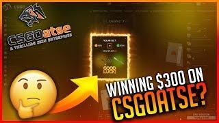 Winning $300 on CSGOAtse?! | Sponsored CSGOAtse Gambling #1