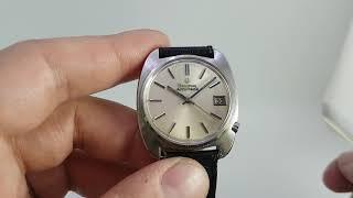 1968 Bulova Accutron electronic watch with Accutron leather strap and buckle