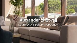 『曲線設計 極簡包覆』簡約沙發 Alexander亞歷山大 介紹｜沙發介紹