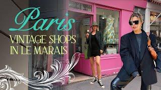 Shopping in Paris. Vintage shops in Le Marais/ Episode 1