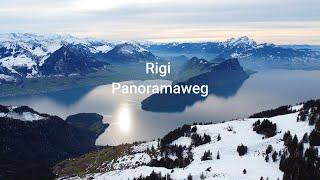 Rigi Panorama Trail - From Rigi Kulm via Kaltbad to Scheidegg, Canton Schwyz/Lucerne, Switzerland