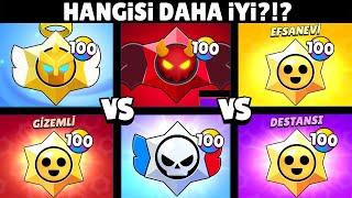 MELEK ve ŞEYTAN STARR HEDİYESİ vs TÜM STARR HEDİYELERİ EN İYİ HANGİSİ ?!? - Brawl Stars