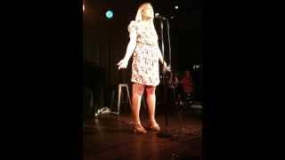 Busy Philipps singing 'Im Still hurting' at IAMA Theatre Benefit