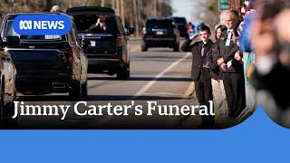 State funeral for former US president Jimmy Carter begins | ABC News