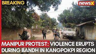 Manipur Protests Turn Violent In Kangpokpi Over Central Forces Withdrawal | NewsX