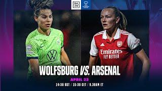 VfL Wolfsburg - Arsenal | UEFA Women’s Champions League 2022-23 Halbfinale Hinspiel Ganzes Spiel