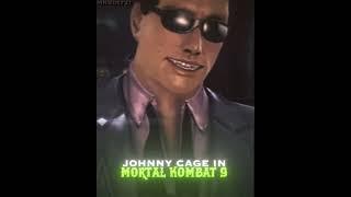 Johnny Cage in MK1 vs MK9  [4K] | Mortal Kombat #shorts