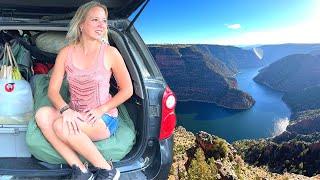 LIVING in My CAR! Flaming Gorge & Red Canyon! Utah