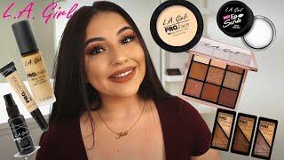 TESTING L.A. GIRL MAKEUP PRODUCTS | FIRST IMPRESSIONS MAKEUP TUTORIAL