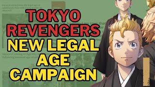 Japan Promotes New Legal Age with Tokyo Revengers Campaign