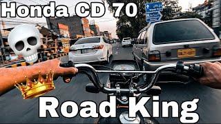 Honda cd 70 rash riding || galti sa dost k pechy bht gaya || #honda125 #mani7t