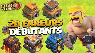 20 Erreurs de Débutants à Ne PAS Faire sur Clash of Clans !