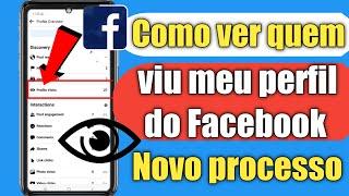 Como ver quem visitou meu perfil do Facebook (2024) | Nova atualização