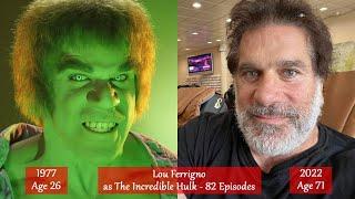 The Incredible Hulk (TV series) the cast from 1977/82 to 2022 Then and now