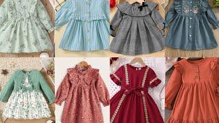 New winter special frock designs for little girl/baby girl frock designs2024/baby girl frock