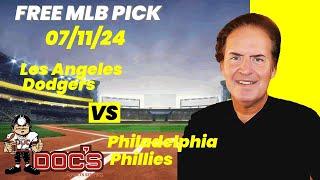 MLB Picks and Predictions - Los Angeles Dodgers vs Philadelphia Phillies, 7/11/24 Expert Best Bets