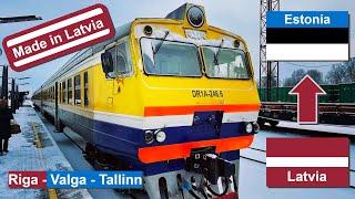 Soviet Rail Baltica: from Riga to Tallinn by Train via Valga with Vivi and Elron