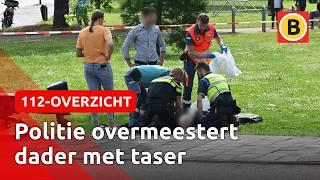 Man neergestoken voor het politiebureau | 112-overzicht