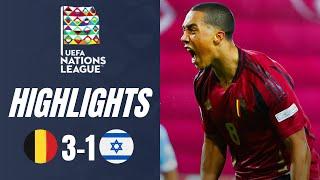 Belgium vs Israel 3-1 Highlights UEFA Nations League 2024-25