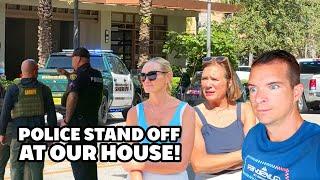  POLICE STANDOFF AT OUR HOUSE!  Fort Lauderdale HIGH SPEED Chase 