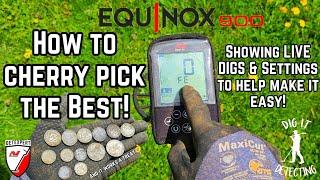 EQUINOX 900 Best Settings To Find Silver Coins & Rings! Avoiding The Trash