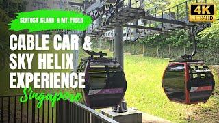 Singapore Sentosa Cable Car Experience + Sky Helix | Sentosa Island  [2023]