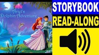 The Little Mermaid Read Along Story book, Read Aloud Story Books, Ariel's Dolphin Adventure