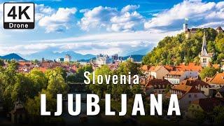 4k Drone video and travel vlog on Ljubljana city in Slovenia | Travel guide