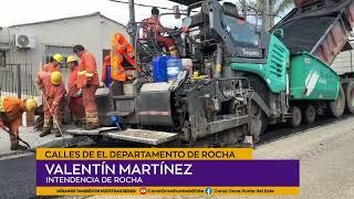 Inversión de 4,2 millones de dólares en calles de todo el departamento de Rocha