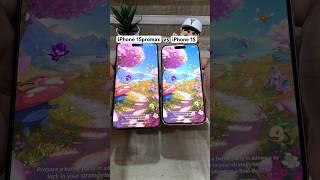 iPhone 15promax vs iPhone 15 Pokémon GO test#shorts #iphone15promax #iphone15